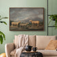 Ryelands Sheep, the King's Ram, the King's Ewe and Lord Somerville's Wether, c. 1801-1807 - Floater Framed Canvas Print