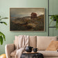 A Fisherman's Home, Lillesand, 1858 - Floater Framed Canvas Print