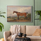 A Hunter in a Landscape, c. 1810 - Floater Framed Canvas Print