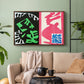 Composition, Black and Red, from Jazz, 1947 - Floater Framed Canvas Print