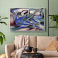 Dreaming Horse, 1913 - Floater Framed Canvas Print
