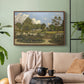 The Painter's Garden at Saint-Privé, 1886 - Floater Framed Canvas Print
