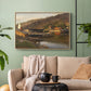 Landingsbrygge Husvik, Drøbak, 1875 - Floater Framed Canvas Print