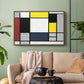 Composition with Yellow, Red, Black, Blue, and Gray, 1920 - Floater Framed Canvas Print
