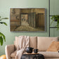 The Conversation, 1884 - Floater Framed Canvas Print