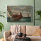Breezing Up (A Fair Wind), 1873-1876 - Floater Framed Canvas Print