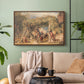 Figures and Animals in a Vineyard, c. 1829 - Floater Framed Canvas Print