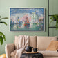 Entrance to the Port of La Rochelle, 1921 - Floater Framed Canvas Print