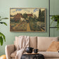 Garden of a Florist (The Flower Garden), 1864 - Floater Framed Canvas Print