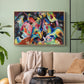 Improvisation. Deluge, 1913 - Floater Framed Canvas Print
