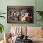 The Maternity Room (Scene from "Barselstuen"), 1845 - Floater Framed Canvas Print