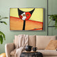 Picasso's Cat–El Gato - Floater Framed Canvas Print