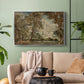 Salisbury Cathedral from the Bishop's Grounds, c. 1822-1823 - Floater Framed Canvas Print
