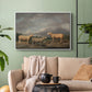 Ryelands Sheep, the King's Ram, the King's Ewe and Lord Somerville's Wether, c. 1801-1807 - Floater Framed Canvas Print