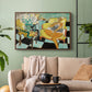 Seated Woman with Flower, 1942 - Floater Framed Canvas Print