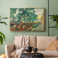 The Garden of Saint-Paul Hospital, 1889 - Floater Framed Canvas Print