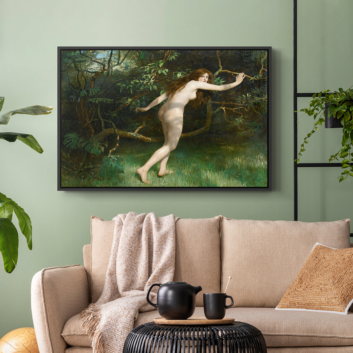 Eve, 1911 - Floater Framed Canvas Print