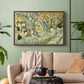 The Large Plane Trees (Road Menders at Saint-Rémy), 1889 - Floater Framed Canvas Print