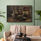 The Studio of Ferdinand De Braekeleer I, Father of the Painter, c. 1873-1885 - Floater Framed Canvas Print