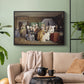 The Maternity Room (Scene from "Barselstuen"), 1845 - Floater Framed Canvas Print