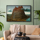 The Tower of Babel, c. 1568 - Floater Framed Canvas Print