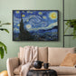The Starry Night, 1889 - Floater Framed Canvas Print
