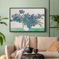 Irises, 1890 - Floater Framed Canvas Print