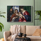 Madonna and Child with Saints Dorothy and George, c. 1516 - Floater Framed Canvas Print
