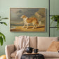 Rough-Coated Collie, 1809 - Floater Framed Canvas Print