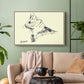 Cat (Le chat), c. 1961 - Floater Framed Canvas Print