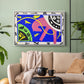 The Horse, the Rider and the Clown, from Jazz, 1947 - Floater Framed Canvas Print