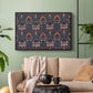 Snakeshead (Printed Textile), c. 1876 - Floater Framed Canvas Print