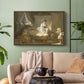 The Visit to the Nursery, c. 1775 - Floater Framed Canvas Print