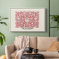 Examples of Chinese Ornament, Pl. XCV (Morris Inspired), 1867 - Floater Framed Canvas Print