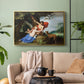 Venus and Adonis, 1632 - Floater Framed Canvas Print
