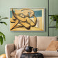 Figures at the Seaside (The Kiss), 1931 - Floater Framed Canvas Print