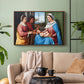 Sacred Conversation, c. 1505 - Floater Framed Canvas Print
