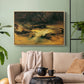 Wildbach (Wild Stream) - Floater Framed Canvas Print