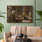 The Harem, 1876 - Floater Framed Canvas Print