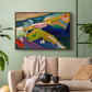 Murnau Mountain Landscape with Church, 1910 - Floater Framed Canvas Print