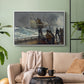 The Signal of Distress, c. 1896 - Floater Framed Canvas Print