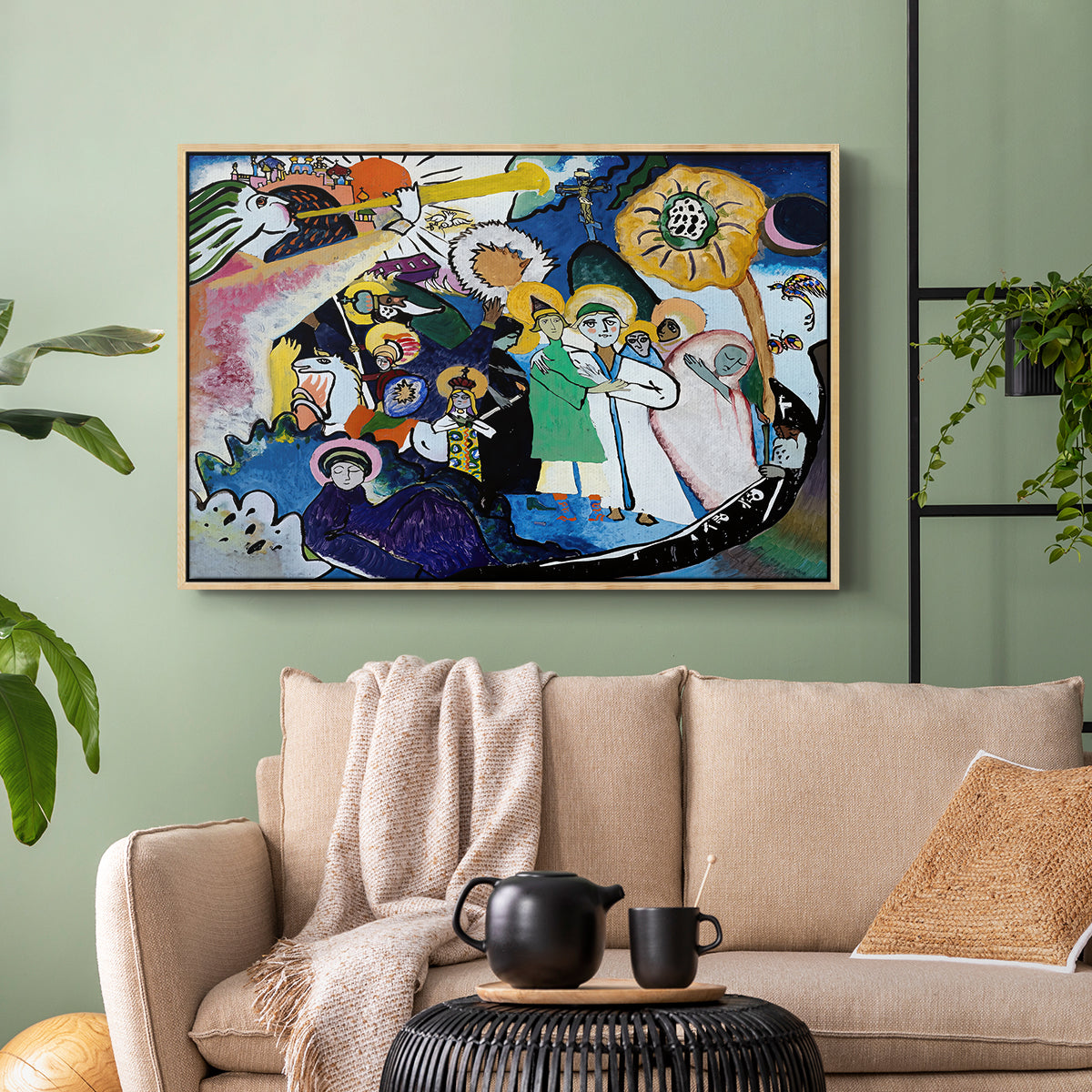 All Saints Day I, 1911 - Floater Framed Canvas Print