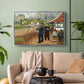 L. A. Ring Painting near Aasum Smithy, 1893 - Floater Framed Canvas Print