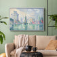 The Green Towers (Les tours vertes, la Rochelle), 1913 - Floater Framed Canvas Print