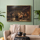 The Return of the Bear Hunter, 1856 - Floater Framed Canvas Print