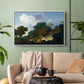 Landscape with Shepherds and Flock of Sheep, c. 1763-1765 - Floater Framed Canvas Print