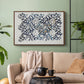 Watercolour for Printed Fabric Design: Wey, c. 1882-1883 - Floater Framed Canvas Print