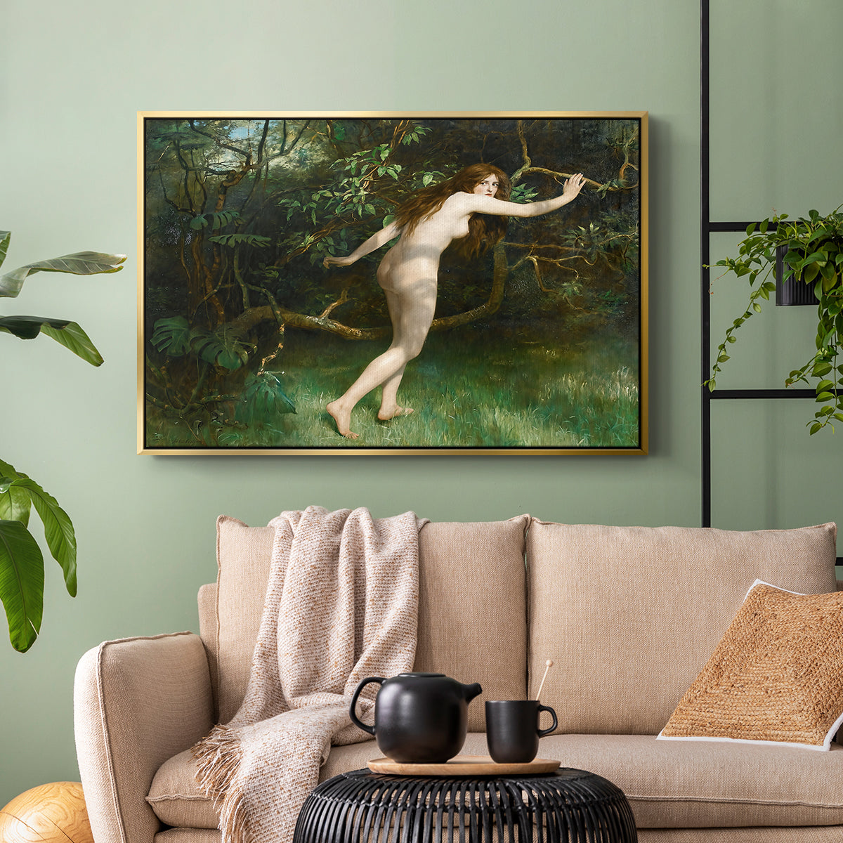 Eve, 1911 - Floater Framed Canvas Print