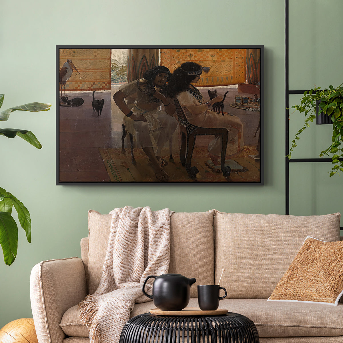 The Age of the Pharaohs, 1914 - Floater Framed Canvas Print