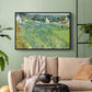 Vineyards at Auvers, 1890 - Floater Framed Canvas Print